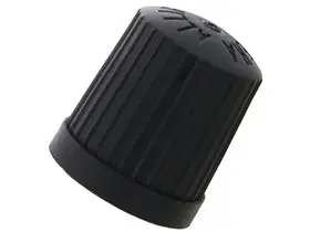 (New) Boxster/Cayman Wheel Valve Stem Cap - Black - 2008-24 1