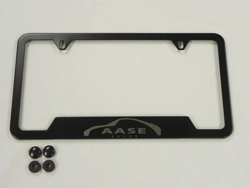(New) Custom Aase License Plate Frame 1