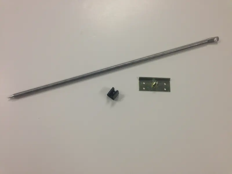 (New) Front Or Rear Hood Prop Rod Kit 1