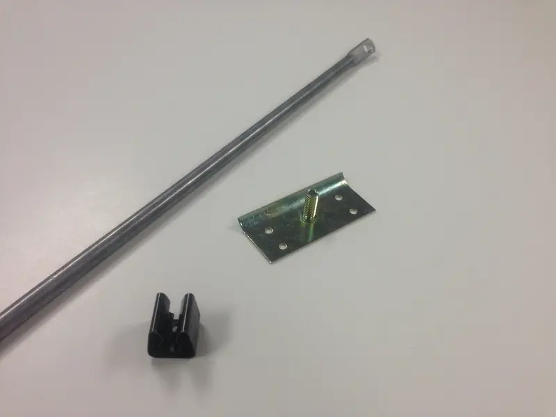 (New) Front Or Rear Hood Prop Rod Kit 2