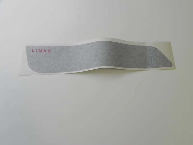 (New) Front Right Side Black Bumper Stripe 1
