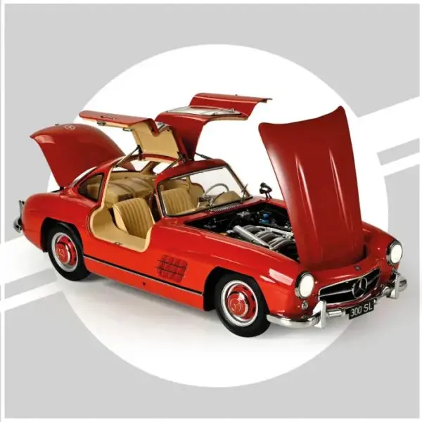 (New) Ixo Mercedes 300 Sl Red Kit 1:8 - 1955 1