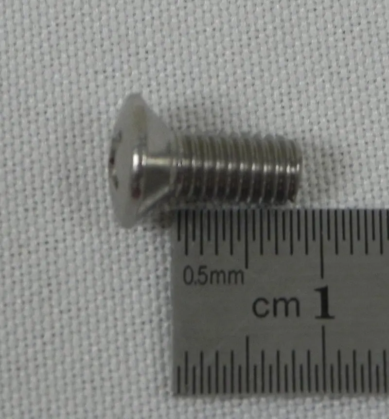 (New) M5-.80 X 12 Phillips Oval Head Machine Screw 2