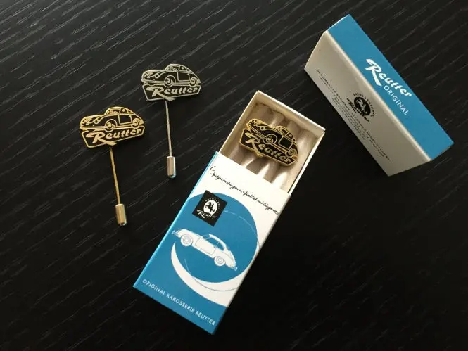 (New) Original Karosserie Reutter - Porsche 356 Pin 2