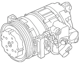 (New) Panamera A/C Compressor With Clutch - 2017-23 1