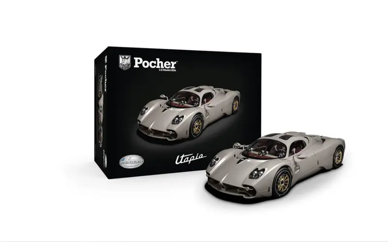 (New) Pocher Pagani Utopia Coupé Gray Model Kit 1:8 - 2020S 1