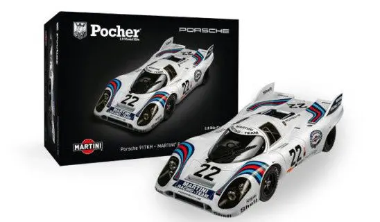(New) Pocher Porsche 917 K Martini Racing #22 White Kit 1:8 - 1971 1