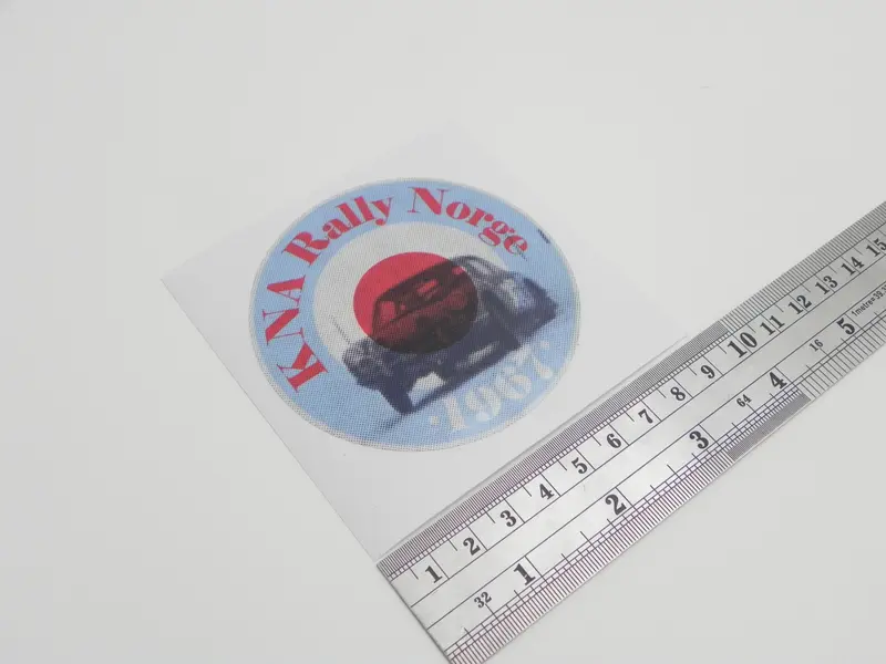 (New) Porsche Kna Rally Norge Vintage Decal 2
