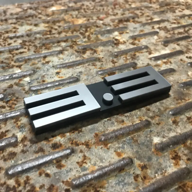 (New) Porsche Rear Deck Lid Grille Displacement Badges 18