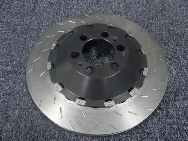 New Rear Brake Hat And Rotor 1