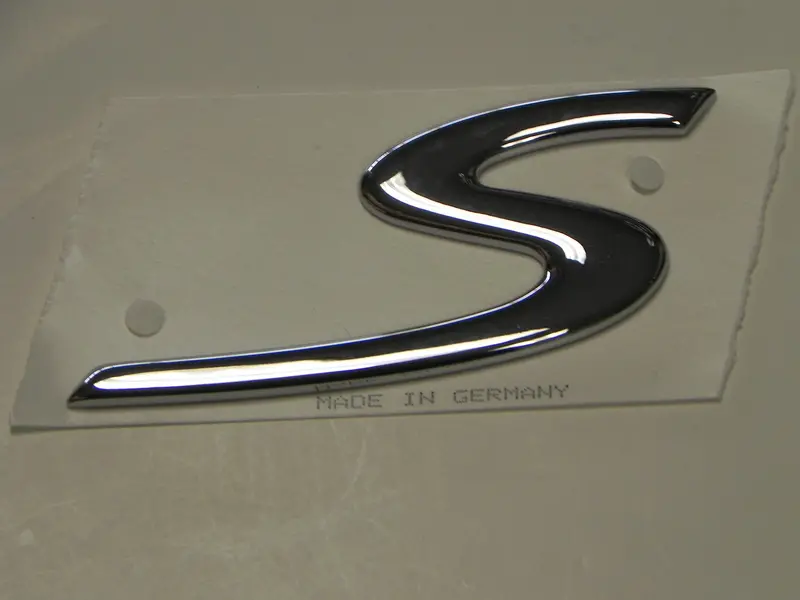 (New) Rear Lid Boxster "S" Emblem - 1997-2004 1