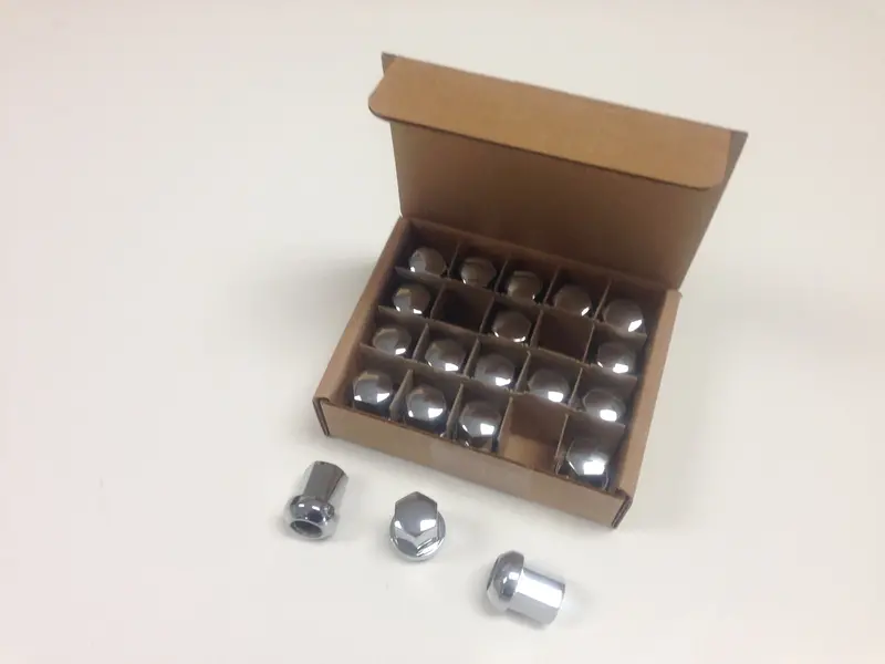 (New) Set Of 20 Chrome Alloy Lug Nuts - Fuchs Wheel 1