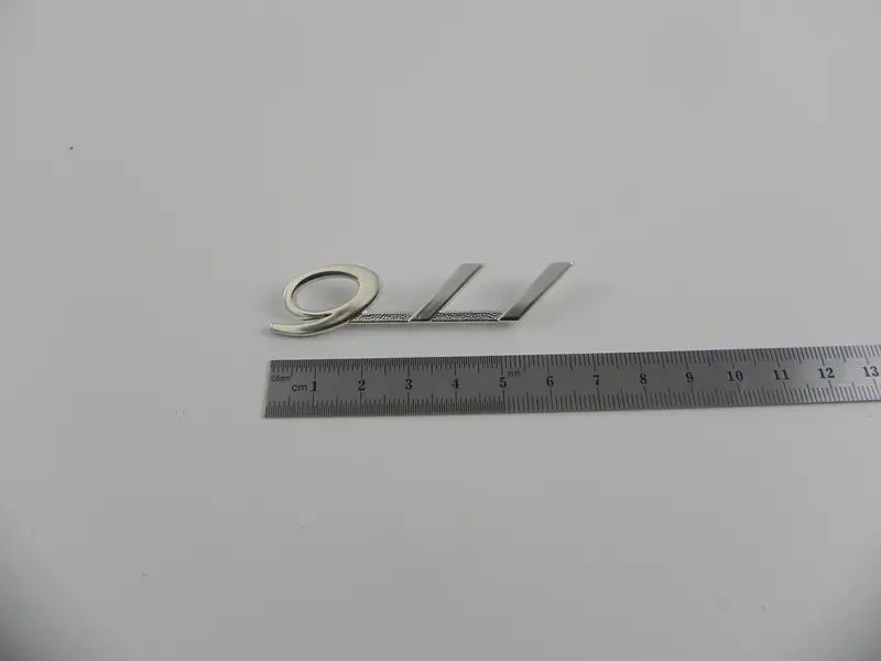 (New) Silver 911 Glove Box Emblem - 1965-66 2
