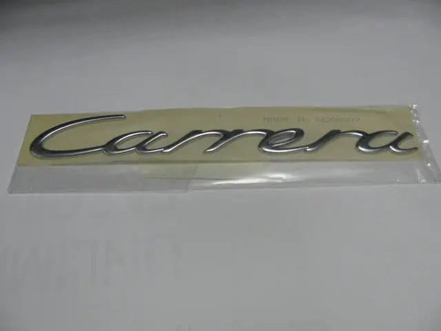 (New) Silver " Carrera " Emblem - 2004-06 1