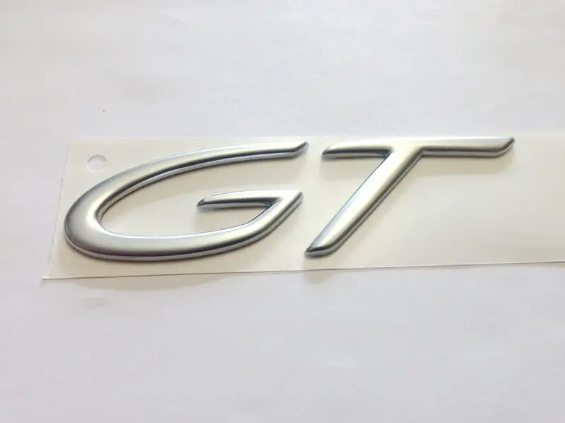 (New) Silver " Gt " Emblem - 2004-06 1