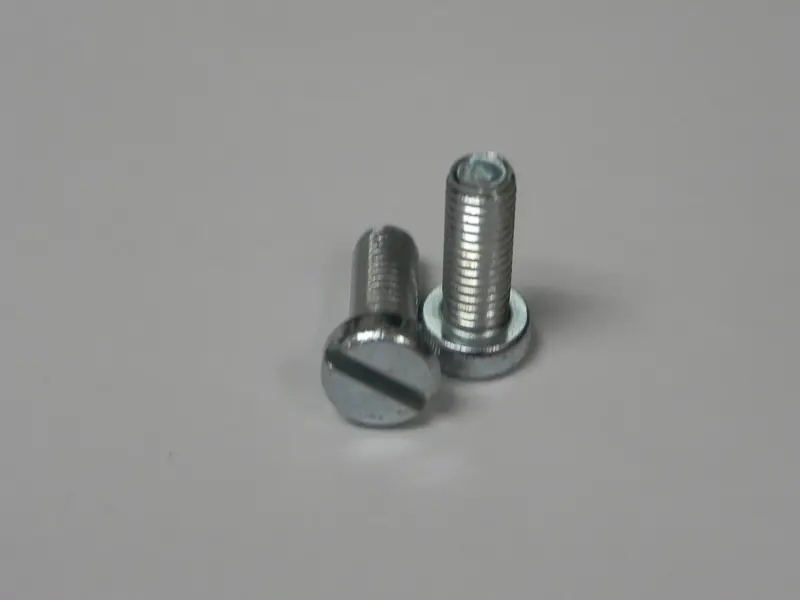 (New) Steel Cheese Head Slotted Screw M6 X 1Mm Thread, 16Mm Long, 10Mm Head Diameter 1