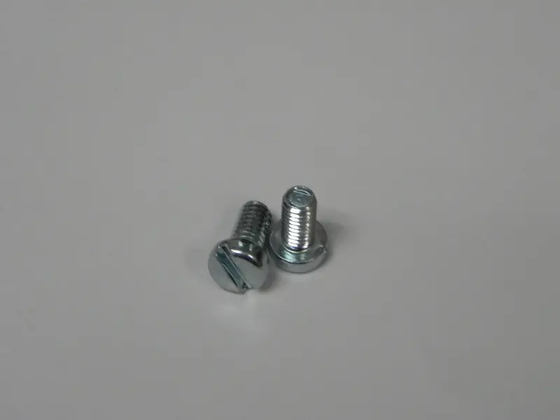 (New) Steel Narrow Cheese Head Slotted Screw, M5 X 0.8Mm, 10Mm Head Diameter 1
