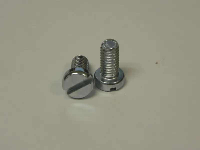 (New) Steel Pan Head Slotted Screws M5 X 0.8Mm, 8.5Mm Head Diameter 1