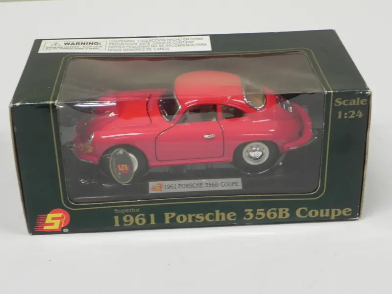 (New) Superior Model 1961 Porsche 356B Coupe (1:24 Scale) 1