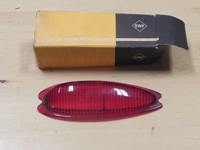 (New) Swf 356 Left Taillight Lens - 1956-65 1