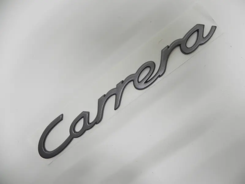 (New) Titanium Metallic Emblem: "Carrera" - 1997-98 2