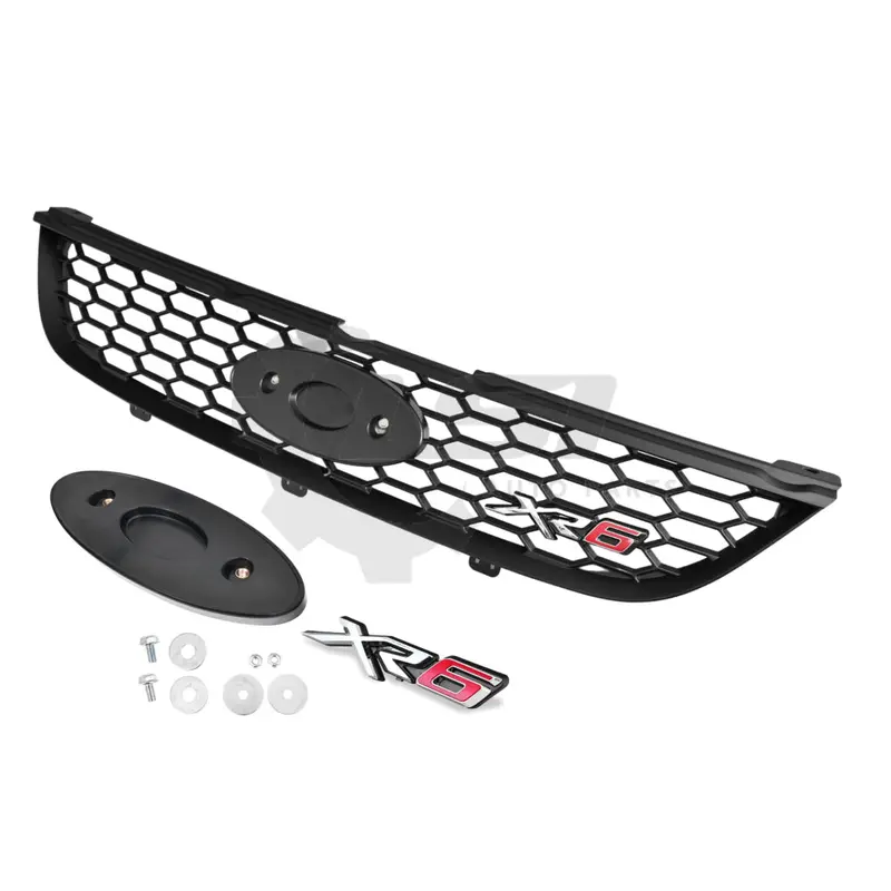 New Upper Grille Badge Delete + Xr6 Red + Base For Ford Falcon Fg Xr6 2008~2011 1