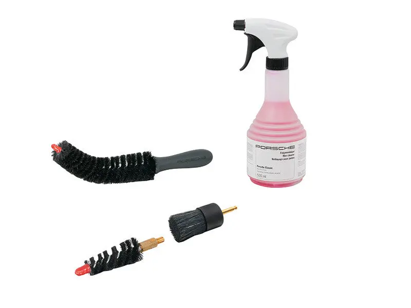 (New) Wheel Cleaner With 3-Piece Brush Set 1