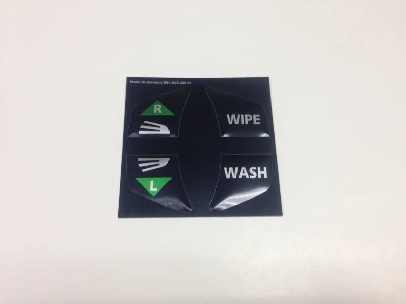 (New) Wiper And Turn Signal Sticker Set - 1971-73 1