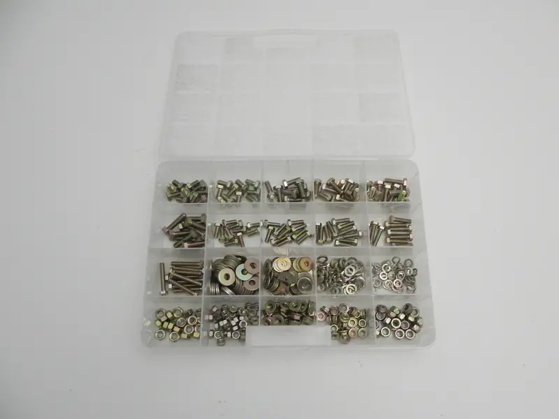 (New) Yellow Zinc Metric Hexagon Head Bolt Set 1