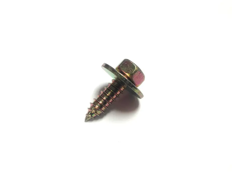 (New) Zinc Plated Fender Screw With Washer - 1965-98 1