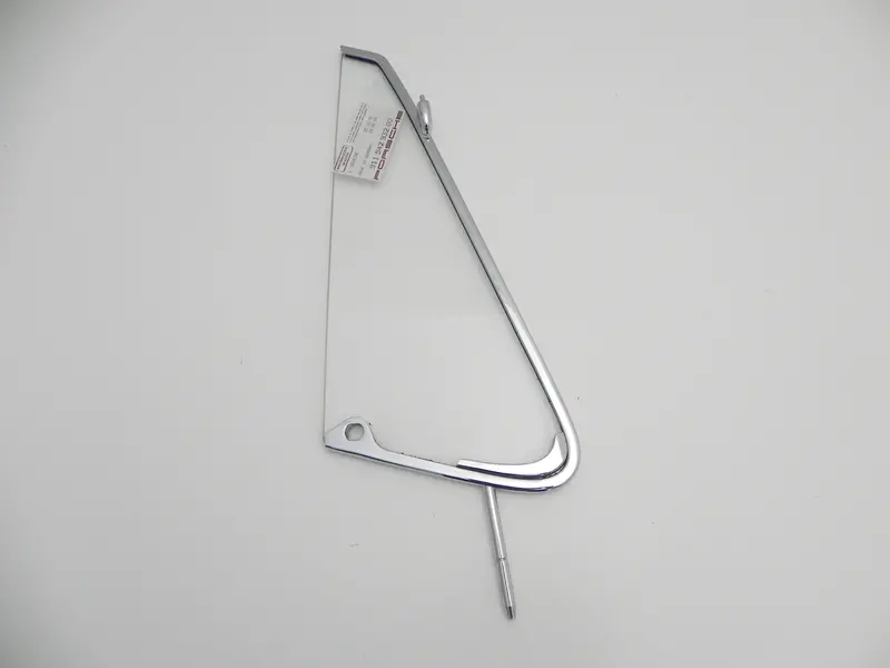 (Nos) 911 Targa Passenger's Side Vent Window Glass W/ Frame - 1967-76 1