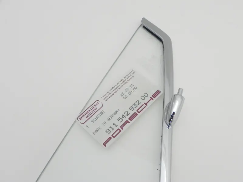 (Nos) 911 Targa Passenger's Side Vent Window Glass W/ Frame - 1967-76 2