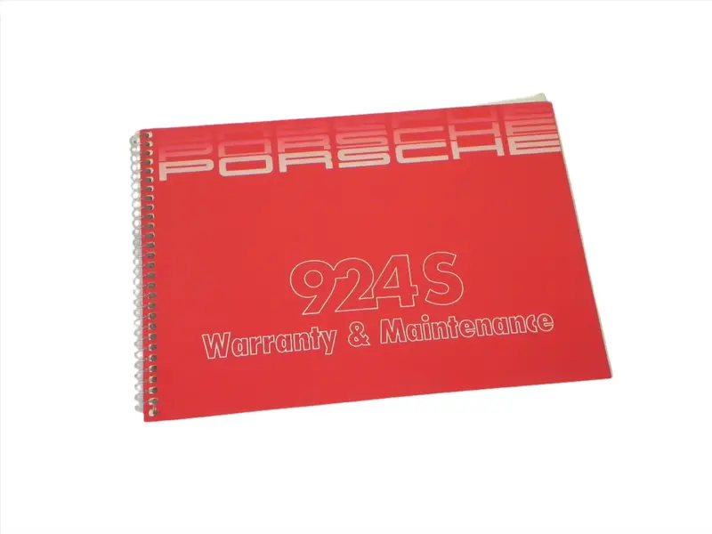 (Nos) 924S Warranty Manual - 1987 1
