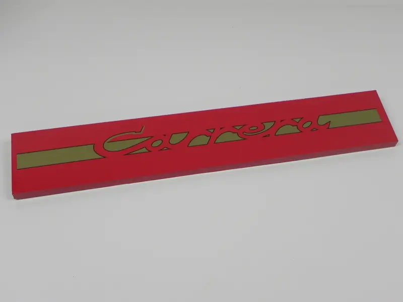 (Nos) Limited Gold "Carrera" Display Sign 1
