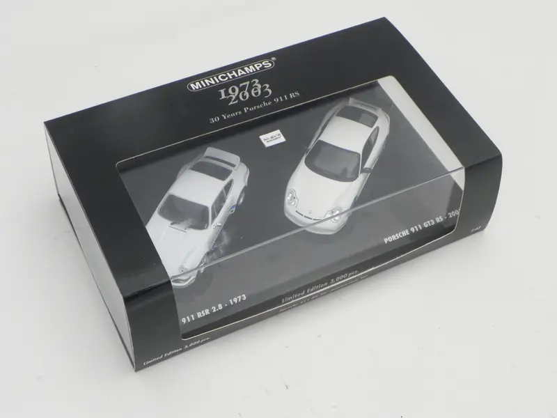 (Nos) Minichamps 1:43 Porsche 911 Rs 30Th Anniversary Set 1 Of 3000 1