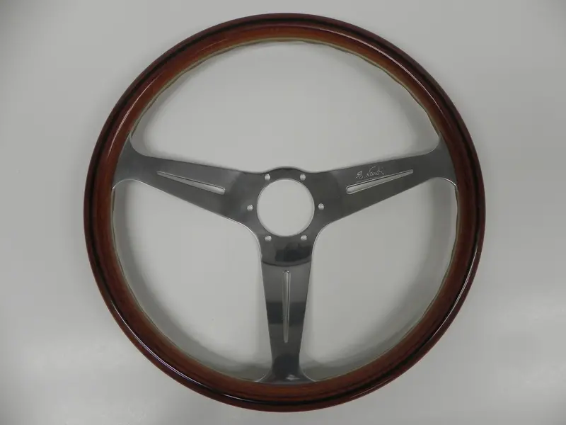 (Nos) Nardi Wooden 390Mm Steering Wheel Date Stamped 6/79 1