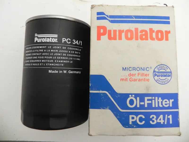 (Nos) Purolator Pc34/1 Oil Filter 1969-71 1