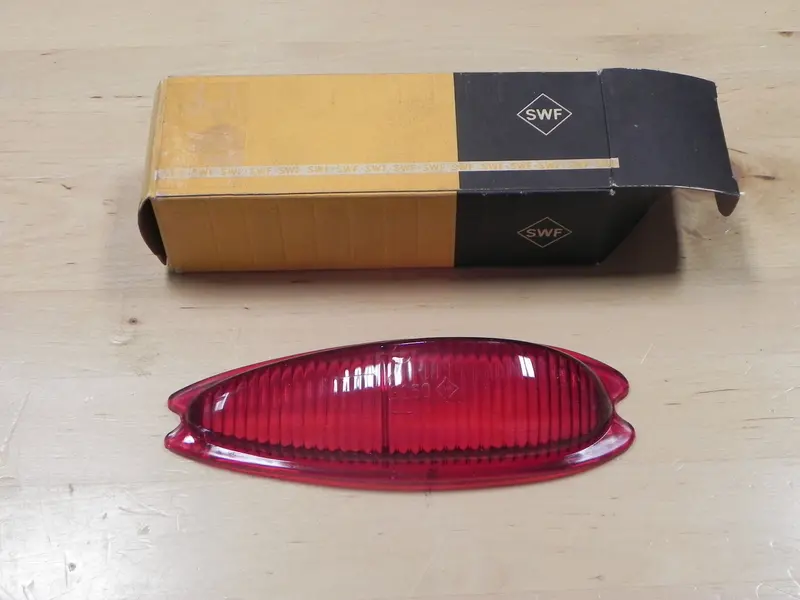 (Nos) Swf 356 Right Taillight Lens - 1956-65 1