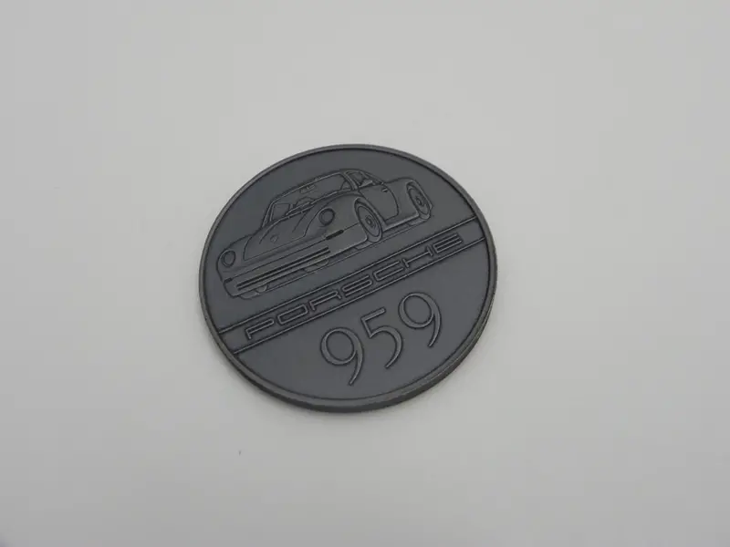 (Nos) Vintage Calendar Coin 'Porsche 959' 1