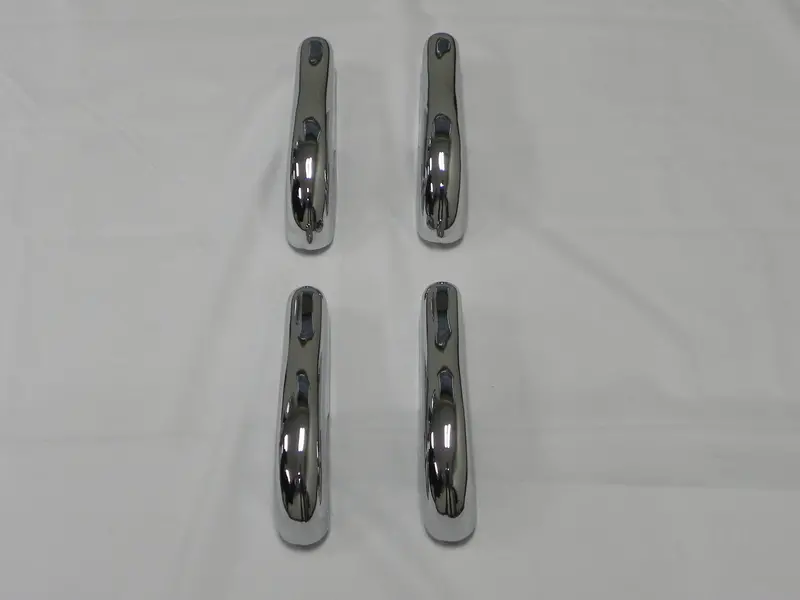 (Original) 356 At2 Complete Set Of Front And Rear Bumper Guards - 1958-59 1