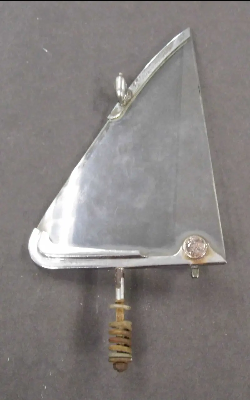 (Original) 356 B/C Coupe Left Vent Window Glass (Sekurit) - 1960-65 1