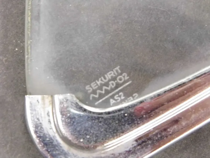(Original) 356 B/C Coupe Left Vent Window Glass (Sekurit) - 1960-65 2