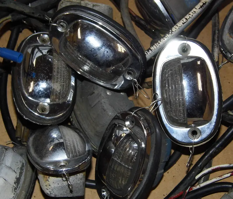(Original) 356 B/C License Plate Light - 1962-65 1