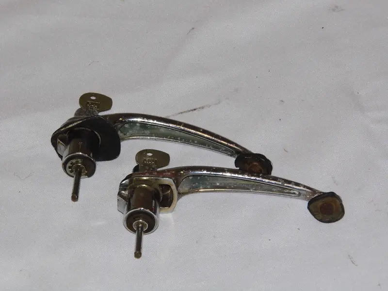 (Original) 356 Chrome Door Handles (Pair) - 1957-65 2