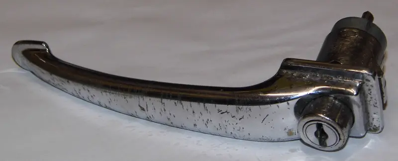 (Original) 356 Pre A / At1 Square Edge Door Handle - 1950-57 1