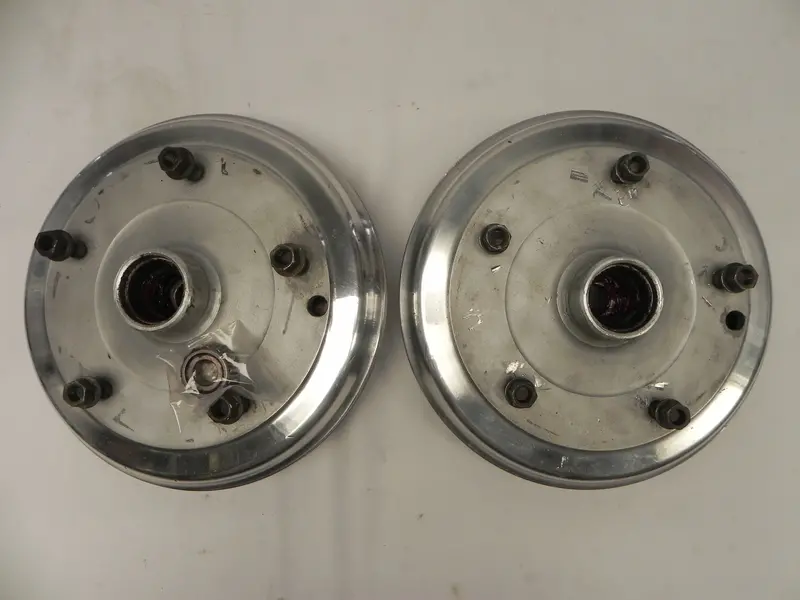 (Original) 356 Pre-A Pair Of Front Drum Brake Assembly - 1953-55 1