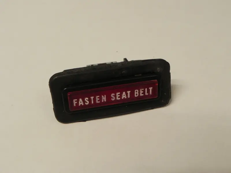 (Original) 911/930 Fasten Belts Red Indicator Lens - 1974-77 1