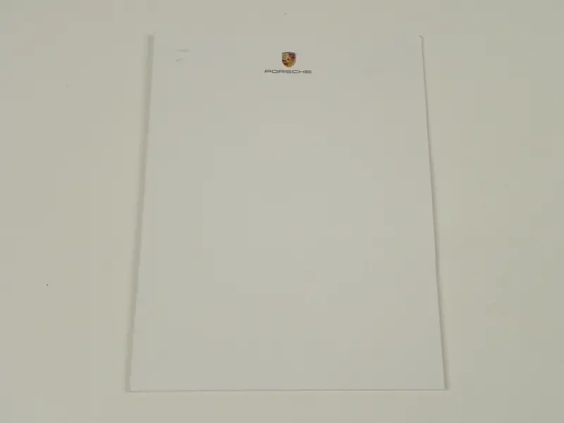 (Original) Porsche 918 Spyder Information Folder Cover 1