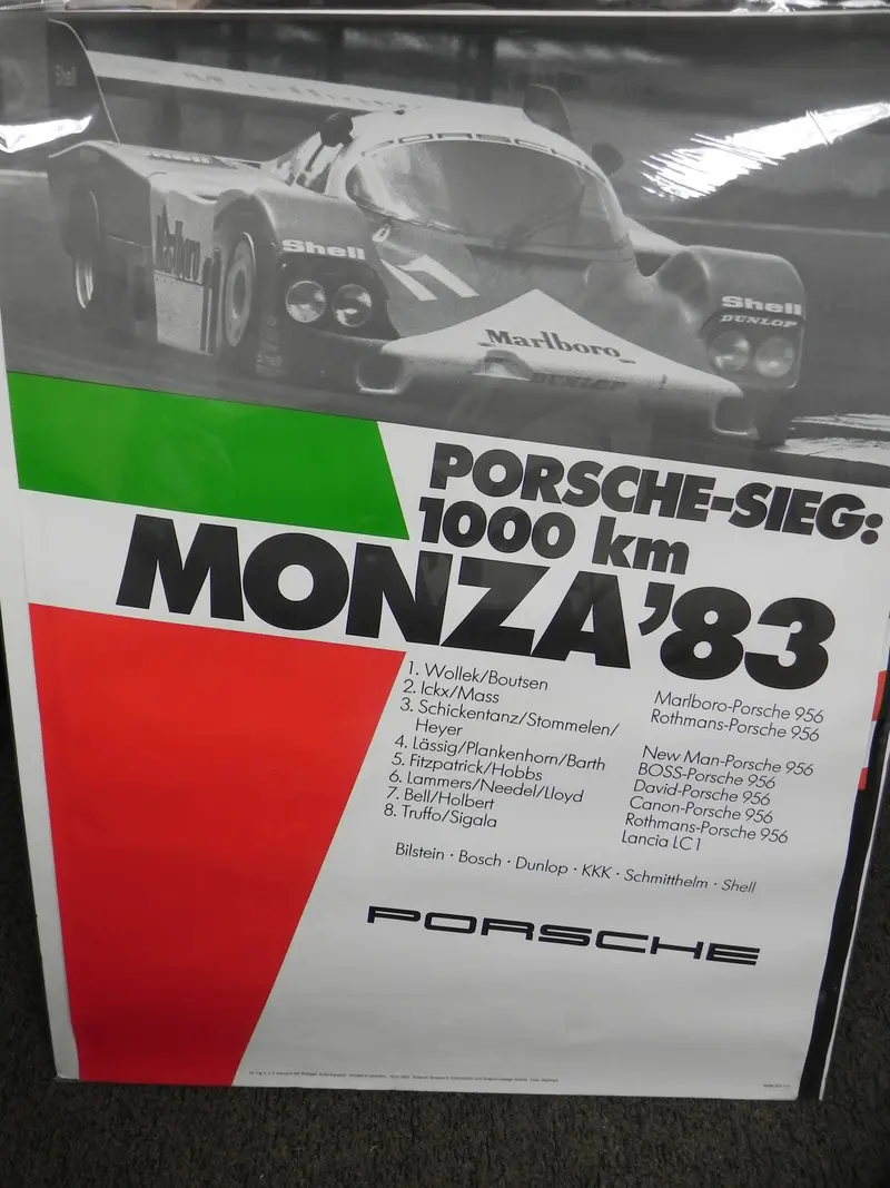 (Original) Porsche-Sieg 1000Km Monza '83 Poster 1