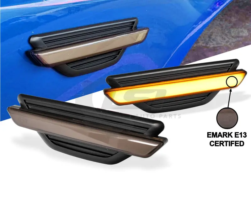 Pair Of Led Sequential Guard Flasher Indicator For Ford Falcon / Fpv Fg Mk1 Mk2 1